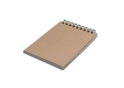 The 50 sheets of this sustainable pocket notebook were made from rocks. The result is a strong, smooth water-resistant sheet of paper with a remarkably cool touch. The reporter book shape and spiral make it easy to take quick notes.