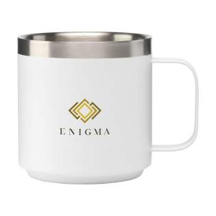 WoW! Double-walled, stackable mug. The inner and outer walls are made from recycled stainless steel. This keeps hot drinks at temperature for longer. Finished with an attractive powder coating. RCS-certified. Total recycled material: 79%. Capacity 500 ml. Stainless steel can be recycled many times whilst retaining the quality of the material. By using recycled stainless steel, fewer new raw materials are needed. This means less energy consumption and less use of water. Each item is supplied in an individual brown cardboard box. WoW! Double-walled, stackable mug. The inner and outer walls are made from recycled stainless steel. This keeps hot drinks at temperature for longer. Finished with an attractive powder coating. RCS-certified. Total recycled material: 79%. Capacity 500 ml. Stainless steel can be recycled many times whilst retaining the quality of the material. By using recycled stainless steel, fewer new raw materials are needed. This means less energy consumption and less use of water. Each item is supplied in an individual brown cardboard box.