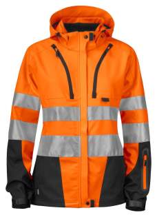 • wind, waterafstotende en ademende softshell<br />• aanpasbare en afneembare capuchon<br />• fleecegevoerde kraag<br />• twee schuinlopende, verticale borstzakken, de linker met telefoonzakje binnenin<br />• ritssluiting aan de voorzijde die bedekt is met een flap. Deze stormflap kan afgesloten worden met drukknopen <br />• twee zijzakken<br />• één mouwzakje op linkermouw<br />• lus voor badgehouder<br />• ventilatieopeningen in mesh onder de oksels met ritssluiting<br />• aanpasbare taille<br />• aanpasbare manchetten<br />• verlengd rugpand <br />• reflecterende biezen op mouwen en rug • wind, waterafstotende en ademende softshell<br />• aanpasbare en afneembare capuchon<br />• fleecegevoerde kraag<br />• twee schuinlopende, verticale borstzakken, de linker met telefoonzakje binnenin<br />• ritssluiting aan de voorzijde die bedekt is met een flap. Deze stormflap kan afgesloten worden met drukknopen <br />• twee zijzakken<br />• één mouwzakje op linkermouw<br />• lus voor badgehouder<br />• ventilatieopeningen in mesh onder de oksels met ritssluiting<br />• aanpasbare taille<br />• aanpasbare manchetten<br />• verlengd rugpand <br />• reflecterende biezen op mouwen en rug
