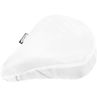 Reusable and lightweight bicycle saddle cover made of recycled PET, with an elastic band to fit on most bicycle saddles. The cover protects the saddle from dirt and moisture (not 100% waterproof). Reusable and lightweight bicycle saddle cover made of recycled PET, with an elastic band to fit on most bicycle saddles. The cover protects the saddle from dirt and moisture (not 100% waterproof).
