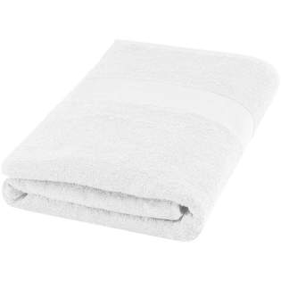 High quality and sustainable 450 g/m² towel that is delightfully thick, silky, and super soft to the skin. This item is certified STANDARD 100 by OEKO-TEX®. It guarantees that the textile product has been manufactured using sustainable processes under environmentally friendly and socially responsible working conditions and is free from harmful chemicals or synthetic materials. Available in a variety of beautiful colours to refine any home or hotel bathroom. The towel is dyed with a waterless dyeing process that reduces freshwater demand and prevents the large volumes of polluted water that are typical of water-based dyeing processes. Towel size: 70x140 cm. Made in Europe. High quality and sustainable 450 g/m² towel that is delightfully thick, silky, and super soft to the skin. This item is certified STANDARD 100 by OEKO-TEX®. It guarantees that the textile product has been manufactured using sustainable processes under environmentally friendly and socially responsible working conditions and is free from harmful chemicals or synthetic materials. Available in a variety of beautiful colours to refine any home or hotel bathroom. The towel is dyed with a waterless dyeing process that reduces freshwater demand and prevents the large volumes of polluted water that are typical of water-based dyeing processes. Towel size: 70x140 cm. Made in Europe.