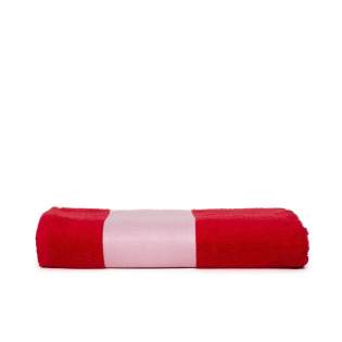 Das T1-PRINT70 Sublimations-Badetuch in Rot mit den Maßen 70 x 140 cm ist ideal für das Badezimmer.<br />Das ca. 12 cm hohe Sublimationsband eignet sich perfekt zum Bedrucken.<br />Wählen Sie aus der breiten Farbpalette die Farbe, die zu Ihnen passt.<br />Komplett mit praktischer Schlaufe zum Aufhängen.<br />Die gekämmte Baumwolle hat eine hohe Saugfähigkeit. Das T1-PRINT70 Sublimations-Badetuch in Rot mit den Maßen 70 x 140 cm ist ideal für das Badezimmer.<br />Das ca. 12 cm hohe Sublimationsband eignet sich perfekt zum Bedrucken.<br />Wählen Sie aus der breiten Farbpalette die Farbe, die zu Ihnen passt.<br />Komplett mit praktischer Schlaufe zum Aufhängen.<br />Die gekämmte Baumwolle hat eine hohe Saugfähigkeit.