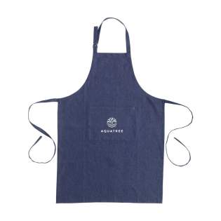 WoW! Schürze aus 100% recycletem, gemischtem Denim (220 g/m²). Mit aufgesetzter Tasche. Das Umhängeband kann mit einer Metallschnalle eingestellt werden. GRS-zertifiziert. Gesamtes recyceltes Material: 100%. Wenn Sie dieses Produkt wählen, entscheiden Sie sich für recycelte Baumwolle. Daher kann die Farbe je nach Produkt variieren. WoW! Schürze aus 100% recycletem, gemischtem Denim (220 g/m²). Mit aufgesetzter Tasche. Das Umhängeband kann mit einer Metallschnalle eingestellt werden. GRS-zertifiziert. Gesamtes recyceltes Material: 100%. Wenn Sie dieses Produkt wählen, entscheiden Sie sich für recycelte Baumwolle. Daher kann die Farbe je nach Produkt variieren.