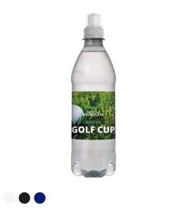 500 ml natural spring water in a smooth R-PET bottle with sports cap.