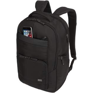 Dispose d’un grand compartiment principal zippé avec un logement matelassé pour ordinateur portable de 15,6" et tablette de 10,1", ainsi que d'une pochette en maille filet zippée pour les câbles et accessoires. Comprend un panneau d’organisation avant pour le stockage de petits appareils électroniques, câbles, accessoires, cartes de visite et clés. Avec poches latérales extensibles pour bouteille d’eau ou batterie externe, bretelles rembourrées, panneau arrière matelassé en maille respirante, une poignée souple et un passant trolley. Garantie Case Logic : 25 ans. Dispose d’un grand compartiment principal zippé avec un logement matelassé pour ordinateur portable de 15,6" et tablette de 10,1", ainsi que d'une pochette en maille filet zippée pour les câbles et accessoires. Comprend un panneau d’organisation avant pour le stockage de petits appareils électroniques, câbles, accessoires, cartes de visite et clés. Avec poches latérales extensibles pour bouteille d’eau ou batterie externe, bretelles rembourrées, panneau arrière matelassé en maille respirante, une poignée souple et un passant trolley. Garantie Case Logic : 25 ans.