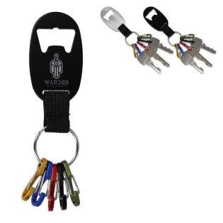Flaschenöffner-Schlüsselanhänger aus recyceltem Aluminium mit 5 kleinen Karabinerhaken zur Organisation Ihrer Schlüssel. Ein praktisches und umweltfreundliches Accessoire für den täglichen Gebrauch. Flaschenöffner-Schlüsselanhänger aus recyceltem Aluminium mit 5 kleinen Karabinerhaken zur Organisation Ihrer Schlüssel. Ein praktisches und umweltfreundliches Accessoire für den täglichen Gebrauch.