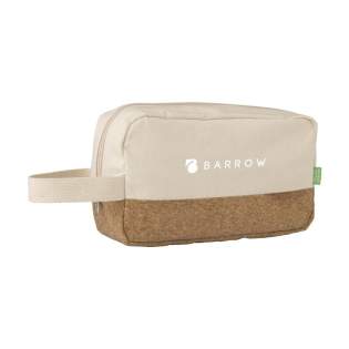 WoW! Trousse de toilette en matériaux naturels : toile organique et liège. Avec une fermeture à glissière, une boucle de transport pratique et une doublure en PEVA imperméable. WoW! Trousse de toilette en matériaux naturels : toile organique et liège. Avec une fermeture à glissière, une boucle de transport pratique et une doublure en PEVA imperméable.