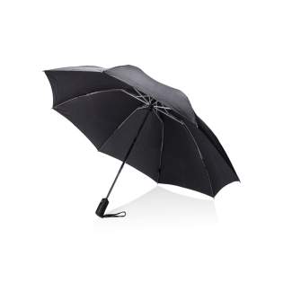 Parapluie réversible à ouverture/fermeture automatique en 3 sections de 23 pouces est un accessoire pratique et élégant pour se protéger de la pluie. Fabriqué en pongé rPET 190T, avec des baleines en fibre de verre et un manche en acier chromé, il est solide et durable. Le parapluie est doté d'une conception unique d'ouverture inversée, qui maintient les écoulements d'eau à l'intérieur et évite de se mouiller en entrant ou en sortant d'une voiture ou d'un bâtiment. Avec le traceur AWARE™ qui valide l'utilisation authentique de matériaux recyclés. 2 % des recettes de chaque produit Aware™ vendu seront reversés à Water.org.<br /><br />UmbrellaMechanism: Ouvrir/Fermer automatiquement<br />IsStormproof: true Parapluie réversible à ouverture/fermeture automatique en 3 sections de 23 pouces est un accessoire pratique et élégant pour se protéger de la pluie. Fabriqué en pongé rPET 190T, avec des baleines en fibre de verre et un manche en acier chromé, il est solide et durable. Le parapluie est doté d'une conception unique d'ouverture inversée, qui maintient les écoulements d'eau à l'intérieur et évite de se mouiller en entrant ou en sortant d'une voiture ou d'un bâtiment. Avec le traceur AWARE™ qui valide l'utilisation authentique de matériaux recyclés. 2 % des recettes de chaque produit Aware™ vendu seront reversés à Water.org.<br /><br />UmbrellaMechanism: Ouvrir/Fermer automatiquement<br />IsStormproof: true