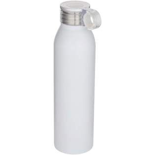 Mit dieser einwandigen, 650 ml Wasserflasche aus RCS-zertifiziertem, recyceltem Edelstahl bleiben Sie gut hydriert. Der transparente Schraubdeckel ist auslaufsicher und sorgt für einen sorgenfreien Gebrauch, während der integrierte Trageriemen mit farbigem Akzent für einen einfachen und bequemen Transport sorgt. Leicht und elegant ist sie der perfekte Begleiter für Ihre täglichen Aktivitäten. Mit dieser einwandigen, 650 ml Wasserflasche aus RCS-zertifiziertem, recyceltem Edelstahl bleiben Sie gut hydriert. Der transparente Schraubdeckel ist auslaufsicher und sorgt für einen sorgenfreien Gebrauch, während der integrierte Trageriemen mit farbigem Akzent für einen einfachen und bequemen Transport sorgt. Leicht und elegant ist sie der perfekte Begleiter für Ihre täglichen Aktivitäten.