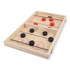 Découvrez le passionnant jeu Sling Puck d'InSideOut, parfait pour les jeunes et les moins jeunes ! Ce modèle de table interactif offre des heures de plaisir pour deux joueurs. Le but est simple : utiliser l'élastique pour envoyer les cinq palets de l'autre côté de la table avant que l'adversaire ne le fasse. L'action rapide du jeu met à l'épreuve vos réflexes et favorise le développement du temps de réaction et de la coordination œil-main. Son design compact en fait un jeu idéal pour la maison, les vacances ou les fêtes. Ce jeu apporte plus que de l'excitation et de l'amusement. Un jeu amusant pour les anniversaires, les vacances ou toute autre occasion spéciale !
