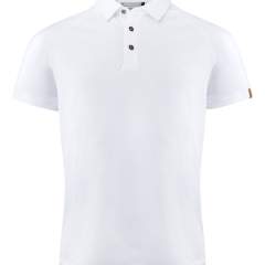 Functioneel poloshirt met raglanmouwen, gemaakt uit een katoen-gerecycleerd polyester-elastaan mix voor optimaal comfort in je actieve, dagelijkse leven. 3 metaalkleurige knopen, zijsplitten en een 1x1 rib aan de mouwboord. De Brookings polo is beschikbaar in drie stijlvolle pasvormen: de traditionele 'Regular', de meer aansluitende 'Modern' en de met zorg uitgedachte 'Woman'.