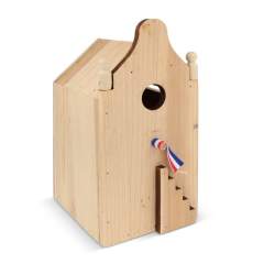 Presenting our Bird House, a cozy haven for feathered friends. Crafted from wood, it's both eco-friendly and stylish. Invite nature into your garden while promoting avian biodiversity. A charming addition to any outdoor space.