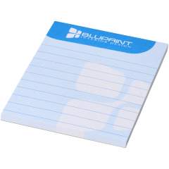 Bloc-notes Desk-Mate® A7 blanc avec des feuilles de papier vierge de 80 g/m². Marquage possible sur chaque feuille. 3 tailles disponibles : 25 feuilles (21205001), 50 feuilles (21205002), 100 feuilles (21205004).