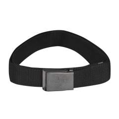 • riem in stevige polyester<br />• metalen gesp met flessenopener aan de binnenzijde<br />• lengte: 125cm<br />• breedte: 3,7cm