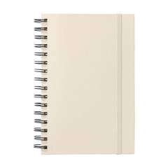 WoW! Exclusive A5 notebook made from the recycled waste of the sugar cane plant. With hard cover and 80 sheets/160 pages of lined paper (100 g/m²). Features a metal wire-o-binding and an elastic closure. The cover and paper are FSC Mix certified. The paper, in which small fibres are visible, has a beautiful light brown colour. This emphasises the use of natural materials. After harvesting, the roots of the sugar cane plant remain in the ground. The stems and leaves are processed into a residue that is used to make bio-plastic. A sugarcane plant extracts CO2 from the air during growth and can live for up to 10 years.