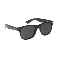 WoW! Durable RPET sunglasses  The frame is 100% recycled from PET bottles: eco-friendly and environmentally responsible. Offer 400 UV protection (according to European standards). Each item is supplied in an individual brown cardboard box.