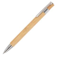 Voici le stylo-bille Alberto Bamboo - un compagnon d'écriture durable avec une touche d'élégance. Fabriqué en bambou respectueux de l'environnement, il est parfait pour le style et la conscience environnementale. Écrivez avec brio, choisissez Alberto.