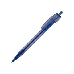 Toppoint ball pen with plastic bow clip. With X20 plastic refill. Hardcolour. Blue refill. Made in Germany.