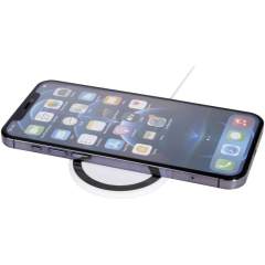 Tapis de charge à induction, magnétique qui peut être fixé à l'arrière du téléphone (iPhone 12/iPhone 12 Pro /iPhone 12 Pro MAX) pour charger l'appareil. Le chargeur sans fil de 10 W est compatible avec tous les appareils Qi (iPhone 8 ou supérieur et appareils Android prenant en charge la recharge sans fil). Pour les autres téléphones, il peut être utilisé comme un tapis de charge sans fil ordinaire. Livré avec un anneau métallique supplémentaire avec double ruban adhésif pour rendre l'article compatible avec tout autre smartphone ayant une capacité de charge sans fil. Livré dans un coffret cadeau avec un manuel d'instructions.
