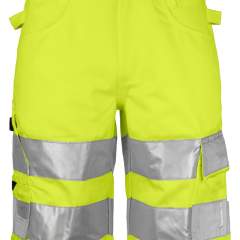 • short met zijzakken<br />• achterzakken met klep en velcrosluiting<br />• verstevigde duimstokzak en mesknoop<br />• lus voor badgehouder<br />• telefoonzak<br />• twee hamerlussen