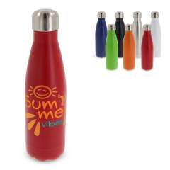 Dubbelwandig vacuüm geïsoleerde thermofles. De 100% lekvrije fles wordt geleverd in een mooie geschenkverpakking. Door het vacuüm tussen de wanden blijven dranken langer op temperatuur. Dranken blijven tenminste 12 uur warm of 24 uur koud.