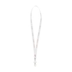 WoW! A lanyard made from 100% recycled and recyclable seed paper. Can be planted to grow flowers after use. With a metal carabiner. Including full colour imprint on one side. The perfect solution for controlling access to events and festivals. Promotional and functional. A mix of flower seeds is glued between two layers of recycled waste paper (40 g/m²). When the event is over you can plant the biodegradable lanyard (without the carabiner) and watch the seeds grow into flowers.  The field flower mix consists of: Feverfew (daisy) – Veilweed – Snapdragon – Crooked Flower – Silver Shield – Mexican – Petunia – Salvia – Summer Azalea – Ice Flower. An environmentally friendly gift that also contributes to maintaining a healthy bee population.