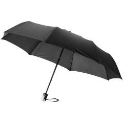 Der Alex 21.5" ist ein praktischer Regenschirm mit allen modernen Annehmlichkeiten. Dank des automatischen Systems lässt sich der Schirm schnell öffnen und schließen. Mit nur einem Klick stört Sie der Regen nicht mehr. Der handliche Regenschirm hat eine Polyesterbespannung, ein Gestell und Rippen aus Metall und einen Kunststoffgriff, der bequem in jeder Hand liegt. Dank seiner Größe passt er im zusammengeklappten Zustand perfekt in eine (Hand-)Tasche. Darüber hinaus bietet er zahlreiche Möglichkeiten für die Anbringung von Logos oder anderen Botschaften und ist in verschiedenen Farben erhältlich.