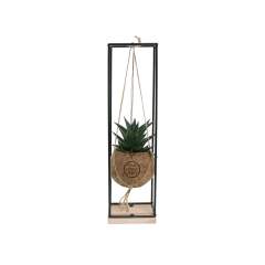 The Kokodama®, a botanical beauty that contains no plastic and is 99% natural and 100% biodegradable, offers a unique and sustainable option for corporate gifts. Its coconut fiber sphere creates a cozy and eco-friendly home for trendy and special plants. Hanging from the ceiling, placed on a table, or standing on the ground, the Kokodama® can find its natural habitat in any interior. Handcrafted in Sri Lanka, the Kokodama® contributes to the local economy and promotes craftsmanship. This Kokodama® mix contains various types of succulents, making it long-lasting and very easy to care for even for people without green thumbs.<br /><br />In addition to the Kokodama®'s distinctive appearance, this product provides an excellent opportunity for personalization with a logo or slogan. This makes it more than just a decorative object; it serves as a subtle means to promote your company or brand, or simply convey a message. In this way, you build a positive association with your company or brand as the Kokodama® graces the desks of associates or employees. By presenting this gift, you not only express appreciation, but also strengthen relationships and engagement, all while having a positive impact on your company's image.<br /><br />If you have any questions about this product, desired personalization, or packaging options, please feel free to contact us.