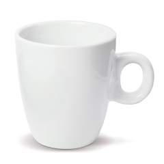 Porseleinen mok, conisch model. Geschikt voor alle koffie automaten.