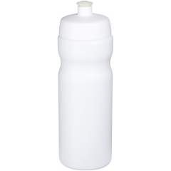 Bouteille de sport à paroi simple avec couvercle anti-déversement et bec verseur. Capacité de 650 ml. Fabriqué au Royaume-Uni.