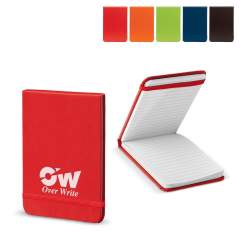 Notepad with lined paper.