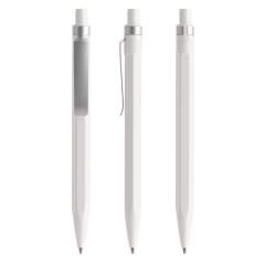 Minerals instead of plastic. A true Swiss writing tool with an elegant form, innovative 3D surface and perfect haptic. Produced with a special material enriched with minerals, which reduces the amount of plastic in every casing by a sustainable 60%