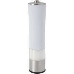Eten op smaak brengen was nog nooit zo eenvoudig als met deze elektrische molen voor zout of peper. Werkt op 4 AA-batterijen (niet inbegrepen). Peper of zout is niet inbegrepen. 