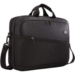 Eine elegante Laptop-Aktentasche mit Stauraum und Schutz für den Arbeitsalltag oder die Geschäftsreise. Gepolsterter Stauraum für einen Laptop bis 15,6". Einschubfach für ein Tablet bis 12". Ordnungssystem mit Platz für Notizbuch, Kleinzubehör und Schlüssel. Vordertasche für den schnellen Zugriff auf kleine Gegenstände. Spezielles Aktenfach. Trolley-Befestigung für Reisen. 