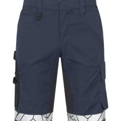 • Werkshort met open zijzakken en achterzakken met extra breedte, linkerkant met klep en magnetische sluiting <br />• Beenzakken, aan de linkerkant een ruime zak met klep en magnetische sluiting, een interne telefoonzak en een houder voor het bevestigen van de ID-kaart <br />• Rechterzijde zak voor vouwmeter en zak voor gereedschap met messenknoop <br />• Stretchstof in het kruis en ingenaaide stretchband in de taille voor verhoogd comfort <br />• Wijdere riemlus aan de achterkant om druk van de riem te voorkomen <br />• Verborgen knoop aan de voorkant <br />• Cordura® versterking in de vouwmeterzak en achterzakken voor verhoogde duurzaamheid <br />• Waschipzakje<br /><br />Getest voor industrieel wassen volgens ISO 15797<br />Verhoogde zichtbaarheid volgens EN 17353<br />Geleverd in een bio-based, composteerbare polybag