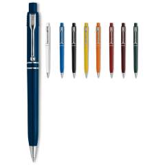 One of the most popular models of Stilolinea is the hardcolour Raja Chrome ball pen with coloured parts. The pen comes with a giant plastic refill with blue writing ink. The pen has a pusher mechanism and is made of metal and ABS, made in Europe. Fro...