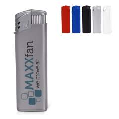 This electric refillable lighter has a turbo flame. As a result, the flame from the lighter cannot be influenced by the wind. Child safe.