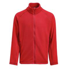 Maak kennis met onze veelzijdige fleece, gemaakt van gecertificeerd gerecycled polyester en ontworpen voor comfort.  Deze fleece heeft contraststiksels die een moderne uitstraling geven, en raglanmouwen voor verbeterde mobiliteit en een sportieve uitstraling. De twee zijzakken met ritssluiting bieden handige en veilige opslag voor je essentiële spullen. Het jack biedt warmte en comfort.