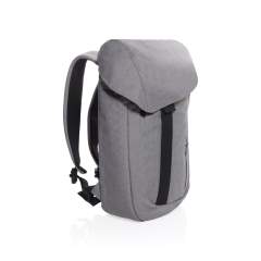 The Osaka backpack brings sustainable fashion into daily use with its recycled rPET material. This urban backpack is completely padded to safely secure all of your belongings and for your convenience there is a quick and easy to reach pocket on the outside. Registered design®<br /><br />FitsLaptopTabletSizeInches: 15.6<br />PVC free: true