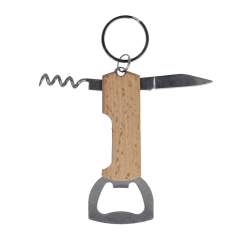 Can't decide between wine or beer? This eco-friendly keychain has you covered with a bamboo wine and bottle opener housed in a natural bamboo body. Perfect for both wine lovers and beer enthusiasts, its compact and convenient design makes opening your favorite drinks easy wherever you are. 