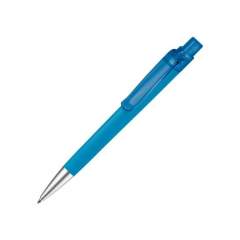 TopPoint design ball pen with triangle barrel. Very elegant due to the soft-touch finish. This pen has a solid clip and a Jumbo refill with blue writing ink.