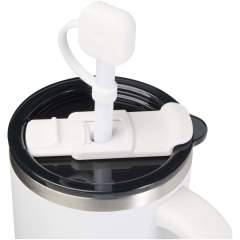 De Sip siliconen rietjeskap heeft een geïntegreerd touwtje dat stevig aan het rietje vastzit, waardoor voorkomt dat er vuildeeltjes in de drank komen. Geschikt voor rietjes tot 10 mm diameter. Alleen met de hand wassen. BPA-vrij.