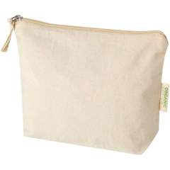 The Orissa 180 g/m² organic toiletry bag features a zipped compartment to accommodate cosmetics and toiletries for travel. The toiletry bag is made of cotton from India that is also Oeko-Tex certified. Capacity: 1 litre.