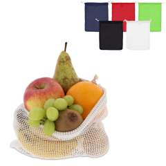 Réduisez le nombre de sacs en plastique dans les supermarchés grace à l'utilisation de votre propre sac de courses. Il convient parfaitement au transport des fruits et légumes. Réutilisez-le encore et encore. Lorsqu'il est sale, lavez-le simplement à...