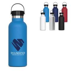 Double walled vacuum insulated drinking bottle. This 100% leak-proof bottle keeps drinks at the same tempreture for longer thanks to the vacuum in between the walls. Drinks will stay warm for up to 12 hours and/or cold up to 24 hours. Powder coating ... Double walled vacuum insulated drinking bottle. This 100% leak-proof bottle keeps drinks at the same tempreture for longer thanks to the vacuum in between the walls. Drinks will stay warm for up to 12 hours and/or cold up to 24 hours. Powder coating ...