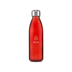Luxuriöse Wasserflasche aus klarem und stabilem Kalknatronglas. Mit praktischem Schraubverschluss aus Edelstahl. BPA-frei, auslaufsicher und wiederverwendbar. Fassungsvermögen 650 ml. Pro Stück in einer Verpackung.