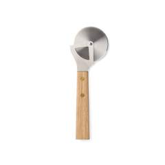 Elevate your dining experience with this stylish pizza slicer, designed with Scandinavian simplicity in mind. Made from FSC® certified ash wood and high-quality stainless steel, this slicer ensures precise and effortless cutting for pizza or any dish that requires clean slices. Its stable grip provides a comfortable hold, making it a practical addition to your kitchen.