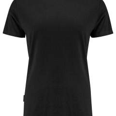 • T-shirt in 100% katoen voor dames<br />• moderne fitting<br />• versterkte schouderzoom