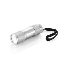 Aluminium lamp met 9 witte LEDs.<br /><br />Lightsource: LED<br />LightsourceQty: 9