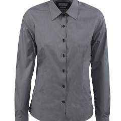 Witte dunne strepen op een blauwe of grijze antraciete basis, maakt het een stijlvolle nieuwe versie van het klassieke gestreepte overhemd. Het hemd kan perfect passen bij alle kleuren en patronen, en is een uitstekende keuze als u een aantal kleuren aan uw standaard wit & blauw garderobe toevoegt. Het hemd is gemaakt in onze favorite twill stof voor perfecte resultaat. Ook voegden wij moderne contrast details toe samen met standaard kenmerken zoals een half afgesneden kraag, een vlakke voorkant, een hoekmanchet en een gespleten juk op de rug. Het hemd is goed ontworpen om u in éen dag van kantoor naar het diner te brengen.